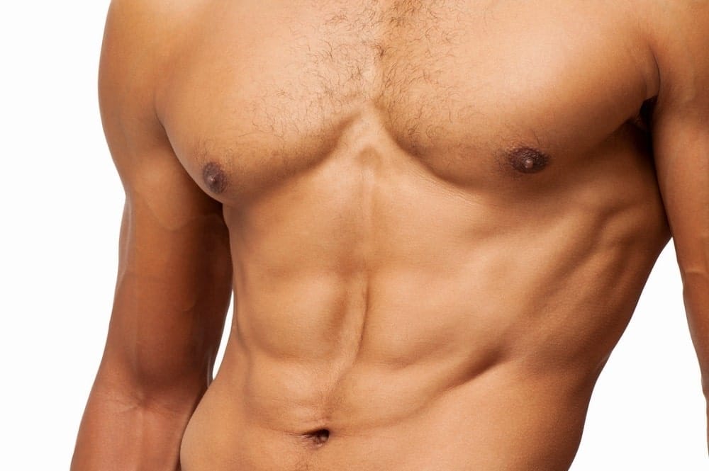 Mens' torso with healthy Testosterone levels-min