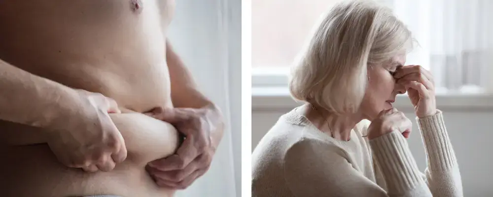 Common symptoms of Hormone Imbalance bith in man and woman